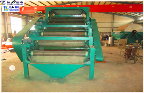 辊式磁选机，辽宁辊式磁选机及工作原理_辽宁辊式磁选机分选运行视频